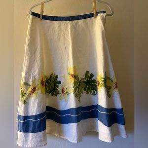 Beaded Liz Claiborne A-line skirt